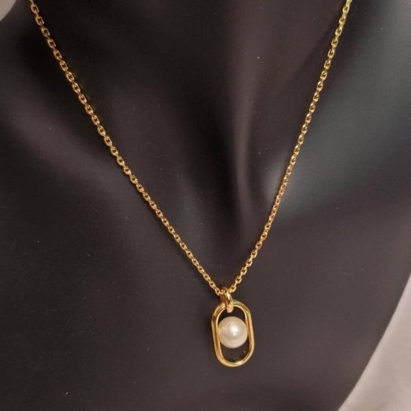 Kate spade minimalist pearl necklace NWt - Picture 4 of 7